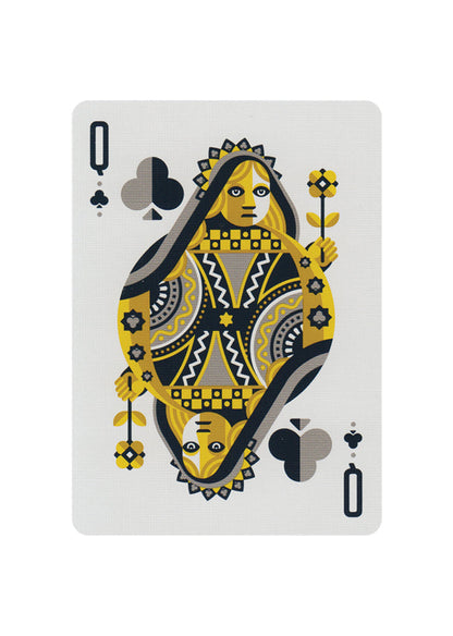 Yellow Wheel Playing Cards by Art of Play