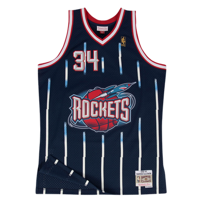 Youth Houston Rockets Mitchell & Ness Hakeem Olajuwon HWC 1996-97 Swingman Jersey