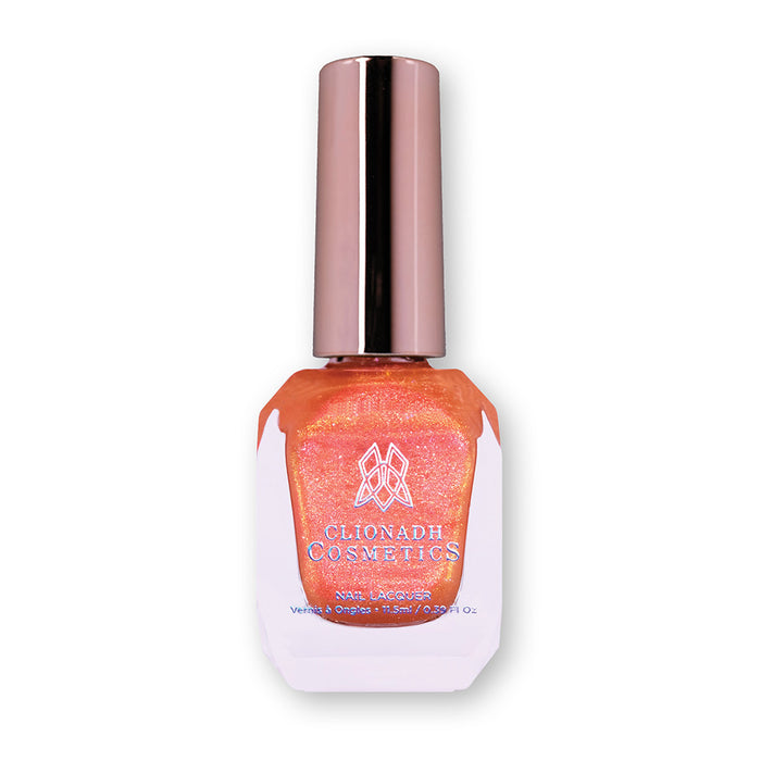 Bottle of nail polish containing Yuzu Limonada Nail Lacquer on a white background.
