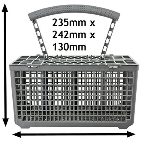 Zanussi Dishwasher Cutlery Basket Cage Lid & Removable Handle (235 x 242 x 130)