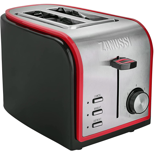 ZANUSSI RED TOASTER 2 SLICE ZST-6579 RED