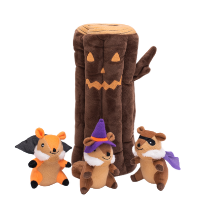 ZippyPaws - Haunted Log Burrow