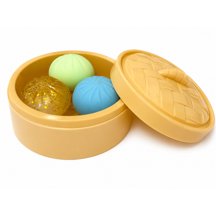 Zorbitz Mystery Mega Dumplin' - 3 Pack of 2.5 Inch Mini Squishy Sensory Toys