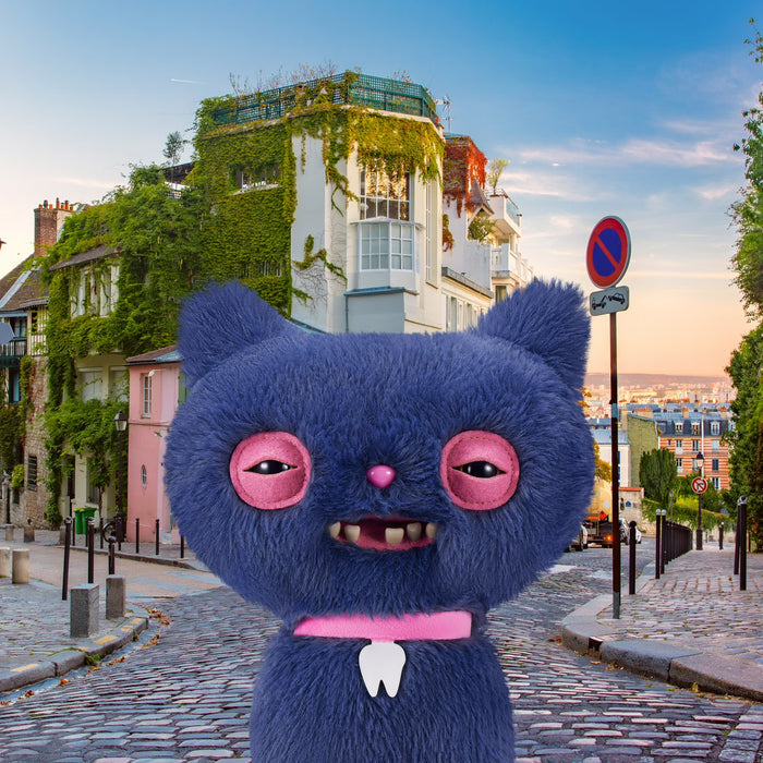 Zuru Fugglers 9 Inch Alley Cats - Cheezee Blue