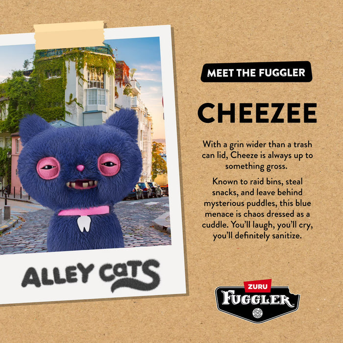 Zuru Fugglers 9 Inch Alley Cats - Cheezee Blue