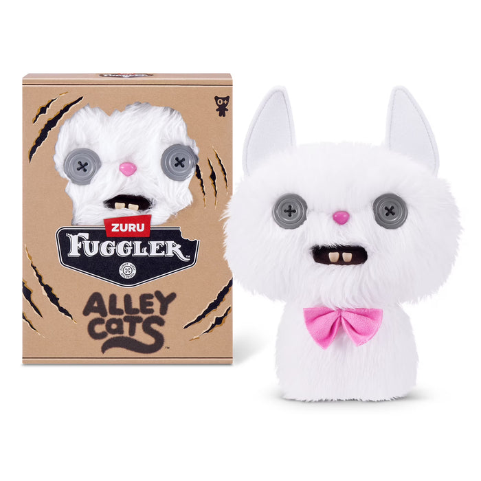 Zuru Fugglers 9 Inch Alley Cats - Cheezee White
