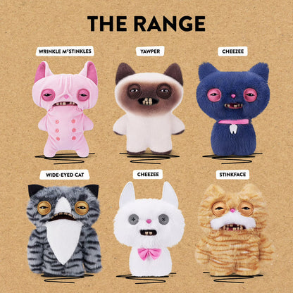 Zuru Fugglers 9 Inch Alley Cats - Cheezee White