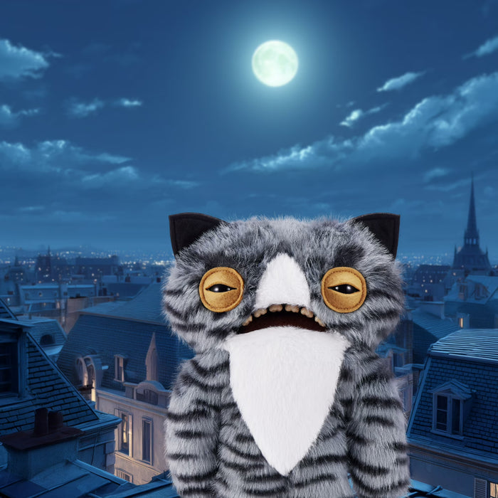 Zuru Fugglers 9 Inch Alley Cats - Wide Eyed Cat