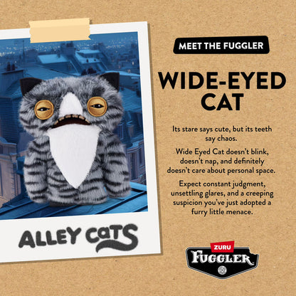 Zuru Fugglers 9 Inch Alley Cats - Wide Eyed Cat